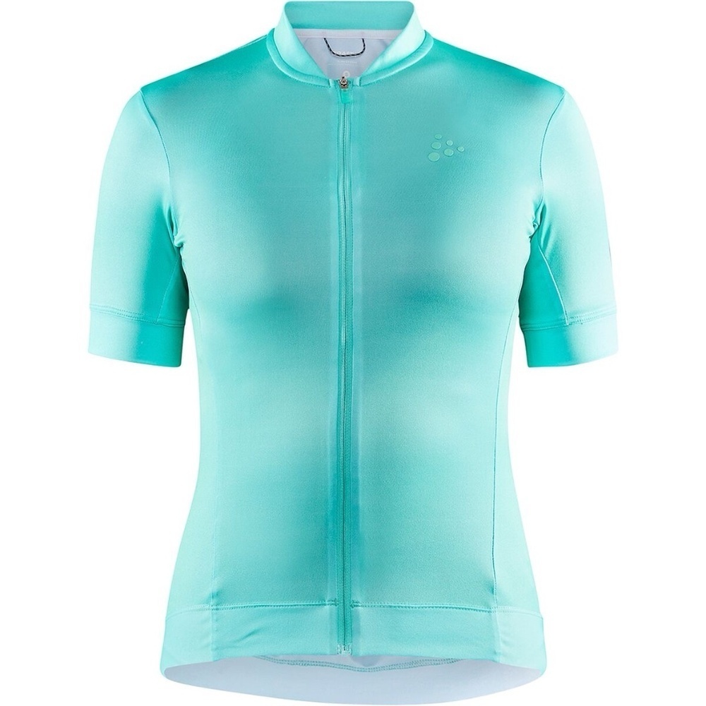 CRAFT WOMEN'S ESSENCE CYCLING JERSEY, GREEN/TEAL, SIZE MEDIUM